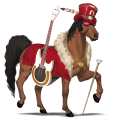 cheval de selle trotteur américain alezan