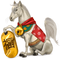 cheval divin maneki-neko