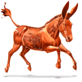 cheval divin cuivre