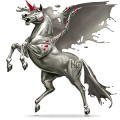 cheval divin vif-argent