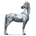 cheval divin argent