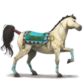 cheval de selle criollo argentin bai cerise