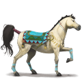 cheval de selle lusitanien isabelle
