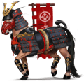 cheval divin samouraï