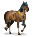 cheval divin thot