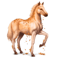 cheval des pierres précieuses topaze