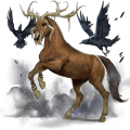 cheval de selle frison noir