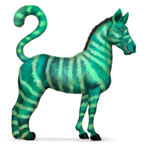 licorne de selle criollo argentin spotted noir