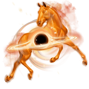 cheval divin trou noir