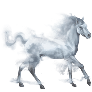 cheval de l'eau brume