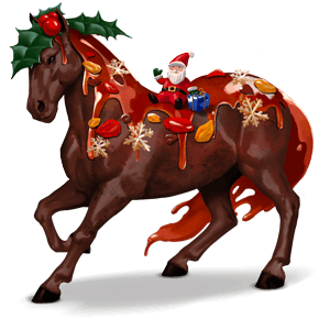 cheval divin pudding de noël