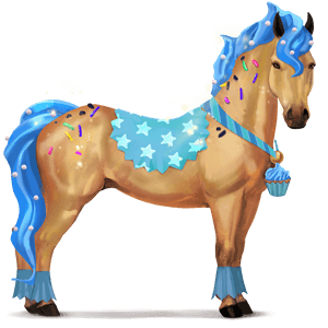 cheval divin cupcake