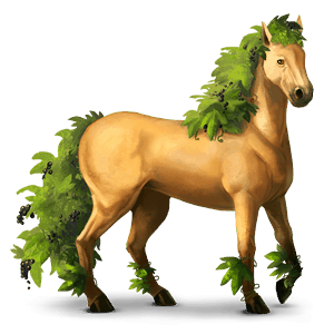 licorne de selle frison noir