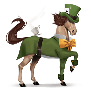 poney poney de terre-neuve bai brûlé