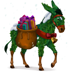 cheval divin feliz navidad