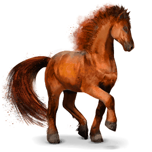 cheval du système solaire mars