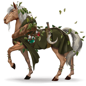 cheval divin merlin