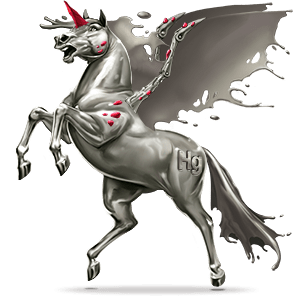 cheval divin vif-argent