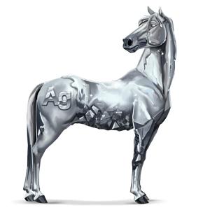 cheval divin argent