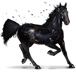 cheval des pierres précieuses onyx