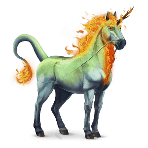cheval chinois qilin