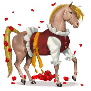 cheval de selle arabe isabelle