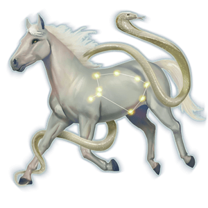 cheval astrologique serpentaire