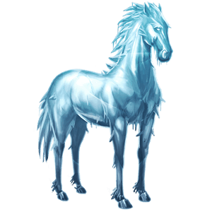 cheval de l'eau snow