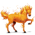 cheval de selle Élément feu
