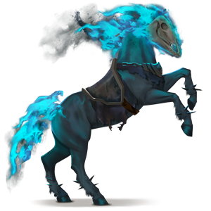 poney cavalier fantôme