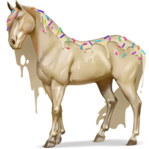cheval divin chocolat blanc