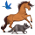 cheval nomade cartoon